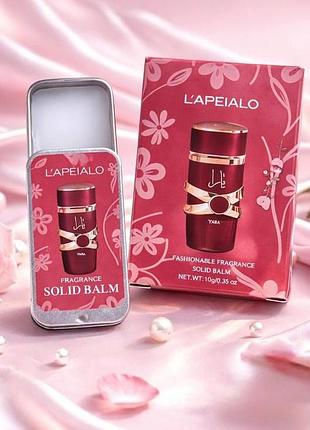 Твёрдый женский парфюм l’apeialo yara red №03, 10 г