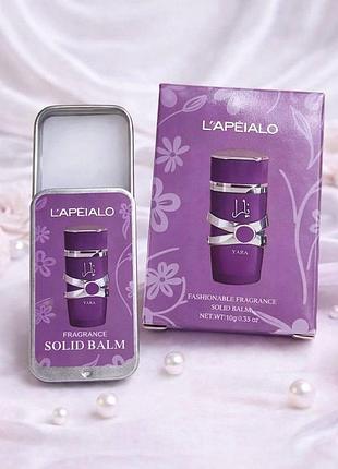 Твердый парфюм l’apeialo yara violet morado №02, унисекс, 10 г