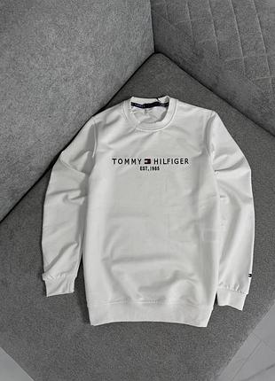 Мужской свитшот tommy hilfiger white