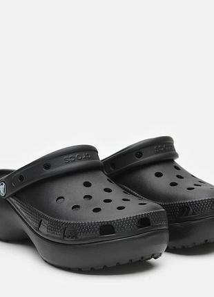 Женские сабо crocs classic platform clog – состояние идеально!