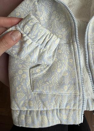 Спортивна кофта на замок кардиган худі на замок для дівчинки розмір 1-1.5 рочки nutmeg