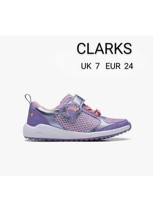Кожаные кроссовки clarks принт единорог 🦄🦄made in vietnam  uk  7  eur  24