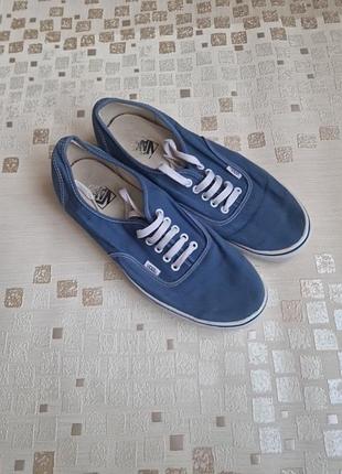 Кеды vans authentic (blue/navy) оригинал размер us 12(46)