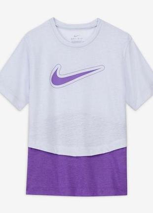 Лавандовая футболка nike оригинал