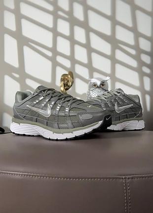 Мужские кроссовки nike p-6000 olive metallic