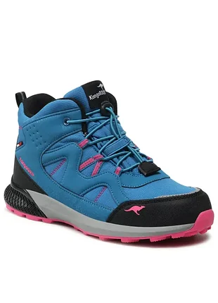 Детские треккинговые ботинки кроссовки kangaroos k-hk tour rtx 18801 000 4152 midnight blue/daisy pink 30 размер