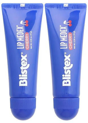 Blistex, lip medex®, вишня, 2 тюбики по 10 г (0,35 унції)