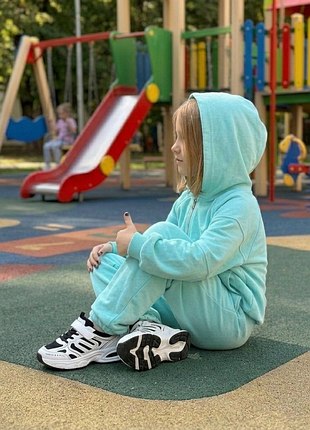 Костюм для девочки, ментолового цвета, gabbi, p.98-140