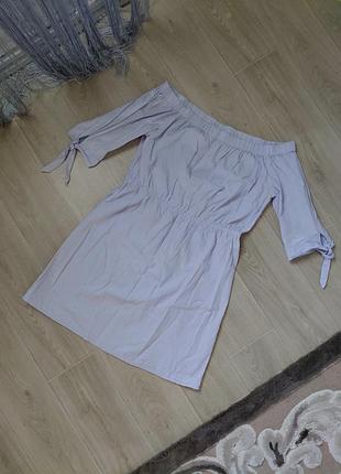 Хлопковое летнее платье h&amp;m
