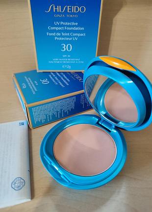 Солнцезащитное компактное тональное средство shiseido uv protective compact foundation