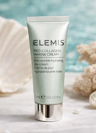 Люксовий антивіковий крем elemis pro-collagen marine cream, об’єм 8 мл