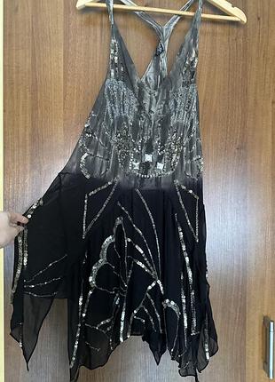 Allsaints рідкісна шовкова сукня