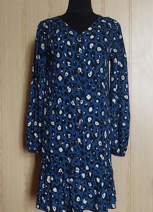 Платье из вискозы на пуговицах papaya