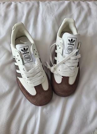 Кроссовки adidas samba brown