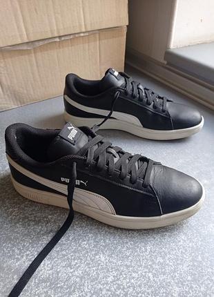 Кросівки кеди шкіряні puma smash v2 l