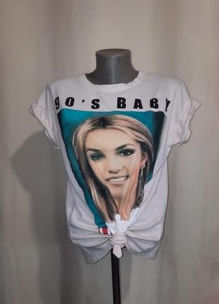 Стильная футболка «90's baby» с бритнисперс 💖
life m-l