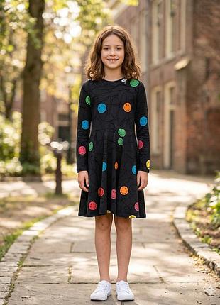 Платье desigual x smiley для девочки 11-12 лет (рост 146-152)