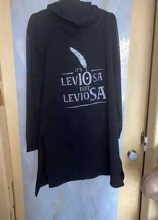 Подовжена толстовка жіноча с капюшоном