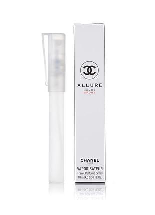 Парфуми міні чоловічі chanel allure homme sport 10 мл духи шанель
