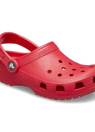 Дитячі крокси crocs classic clog (c12/c13) — яскраво-червоні