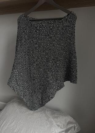 Накидка пончо massimo dutti 2