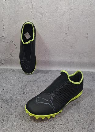 Сороконіжки puma finesse laceless без шнурків футбольні копочки future king
