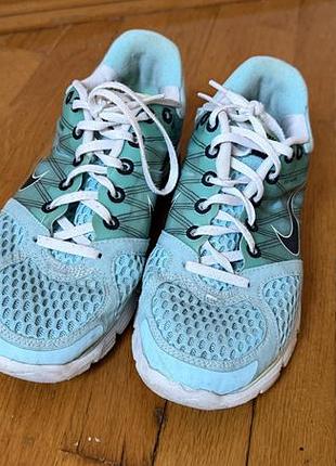 Кросівки nike бірюзові б/в розмір 25 см текстиль