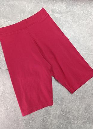 Велосипедки красные на девочку 11-12 лет от zara