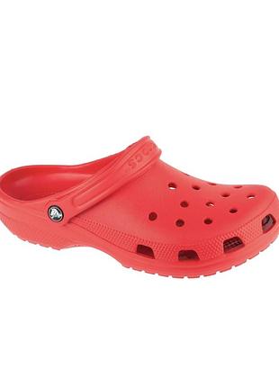 Оригінальні сабо crocs classic clog (red) — розмір m2/w4 (34-35)
