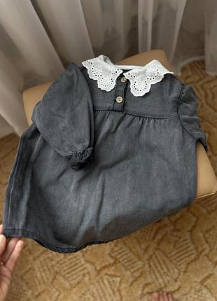 Джинсова сукня від zara