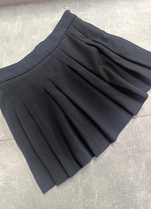 Мини юбка черного цвета на девочку 152см от zara