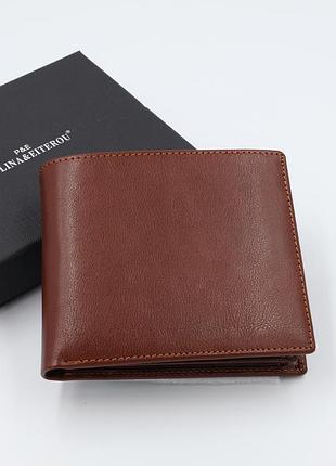 Гаманець чоловічий шкіряний p&amp;e 204с light brown