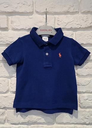 Футболка поло ralph lauren 6ена 9 мес