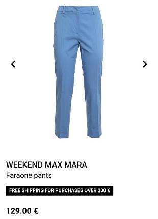 Maxmara weekend блакитні штани. бавовна.