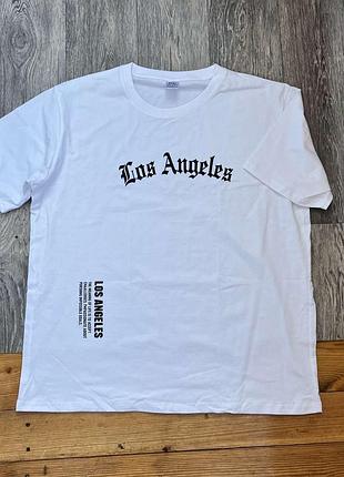 Мужская футболка 100% хлопок los angeles.