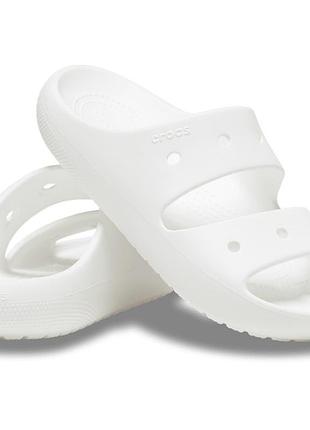 Crocs білі сандалі легкість і  комфорт шльопанці унісекс