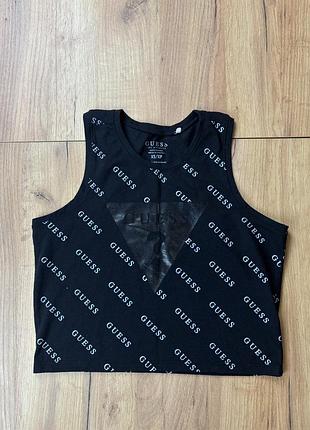 Жіноча майка топ з написами guess. оригінал