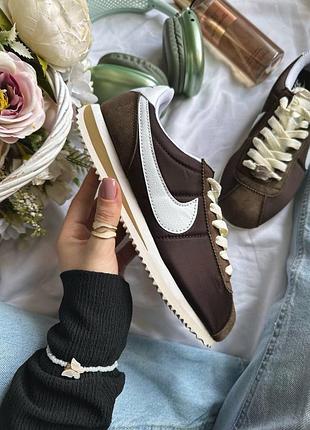 Кросівки nike cortez brown