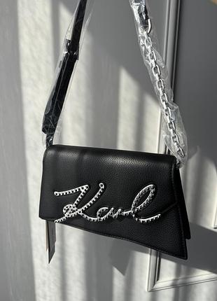 Сумка чорна karl lagerfeld нова оригінал