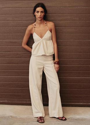 Широкие джинсы wide leg от zara, 38, 40р, оригинал