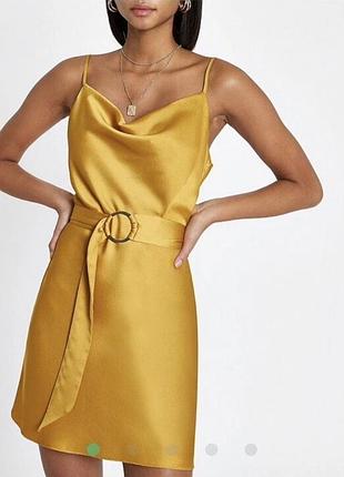 Золотистое платье от river island