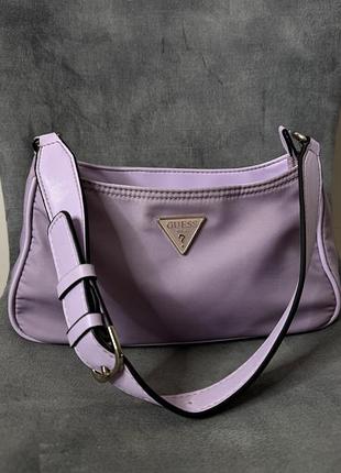 Сумочка guess бузкового кольору