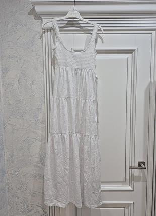 Бавовняна сукня сарафан  прошва asos