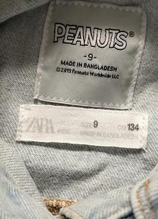 Детский джинсовый пиджак zara 3