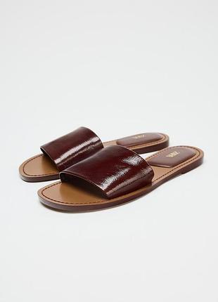 Женские кожаные сандалии от zara, 42р, оригинал