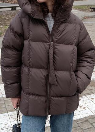 Пуховик mocko cinnamon
