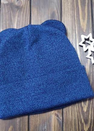 Двойная шапочка с ушками 48-56 см