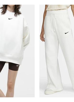 Женский белоснежный спортивный костюм nike женский