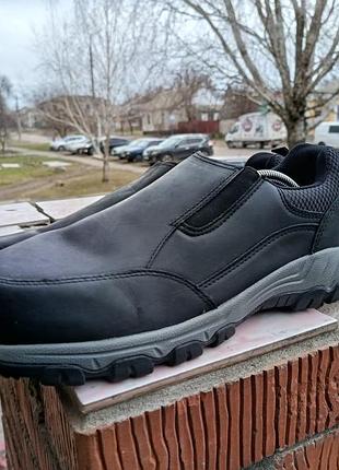 Мужские туфли-слипоны comfort black — практичность на каждый день