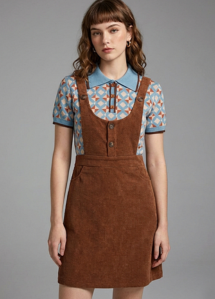 Сарафан "shein" коричневого цвета, eur38, м.